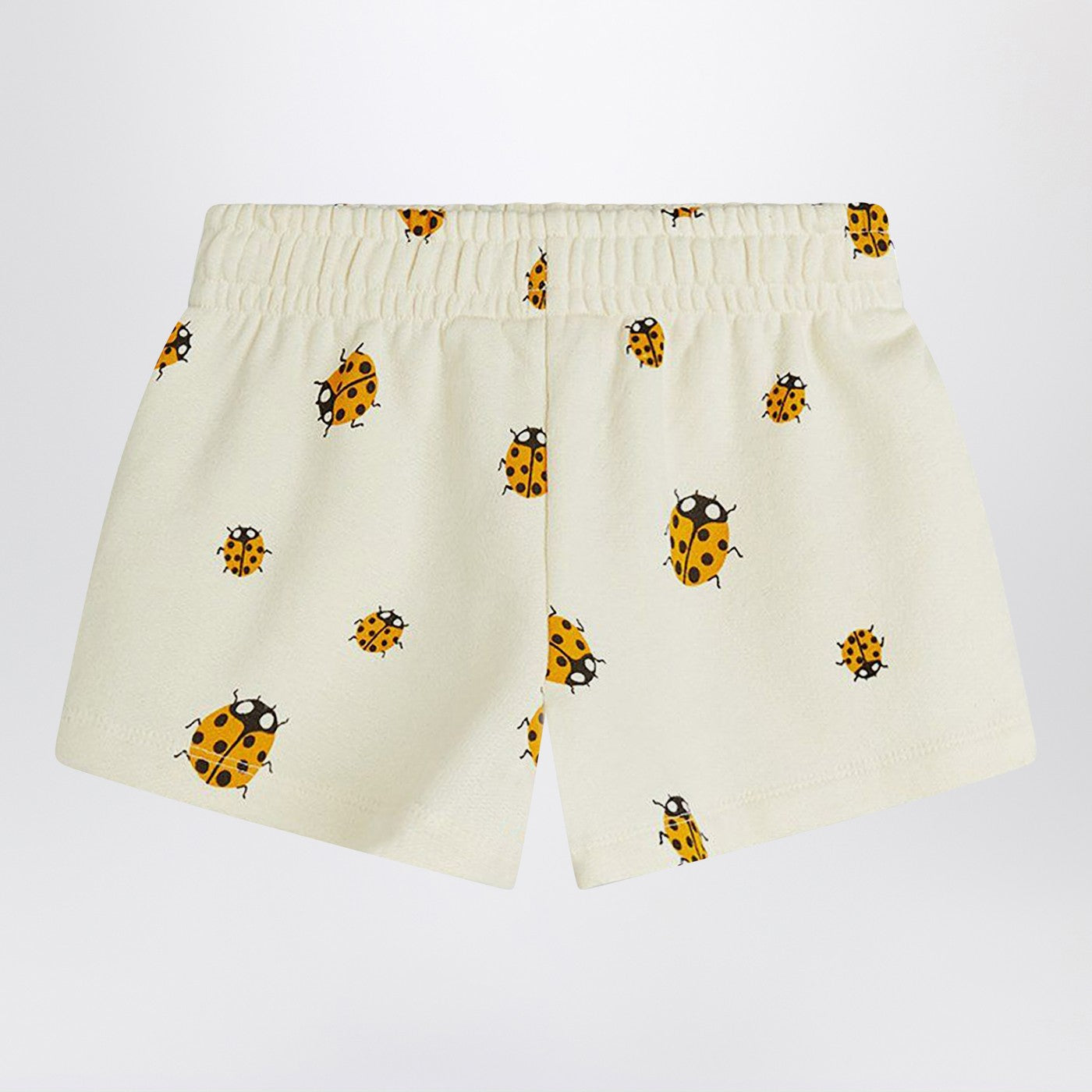 Shorts white with ladybugs