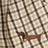 Shorts beige à motif à carreaux