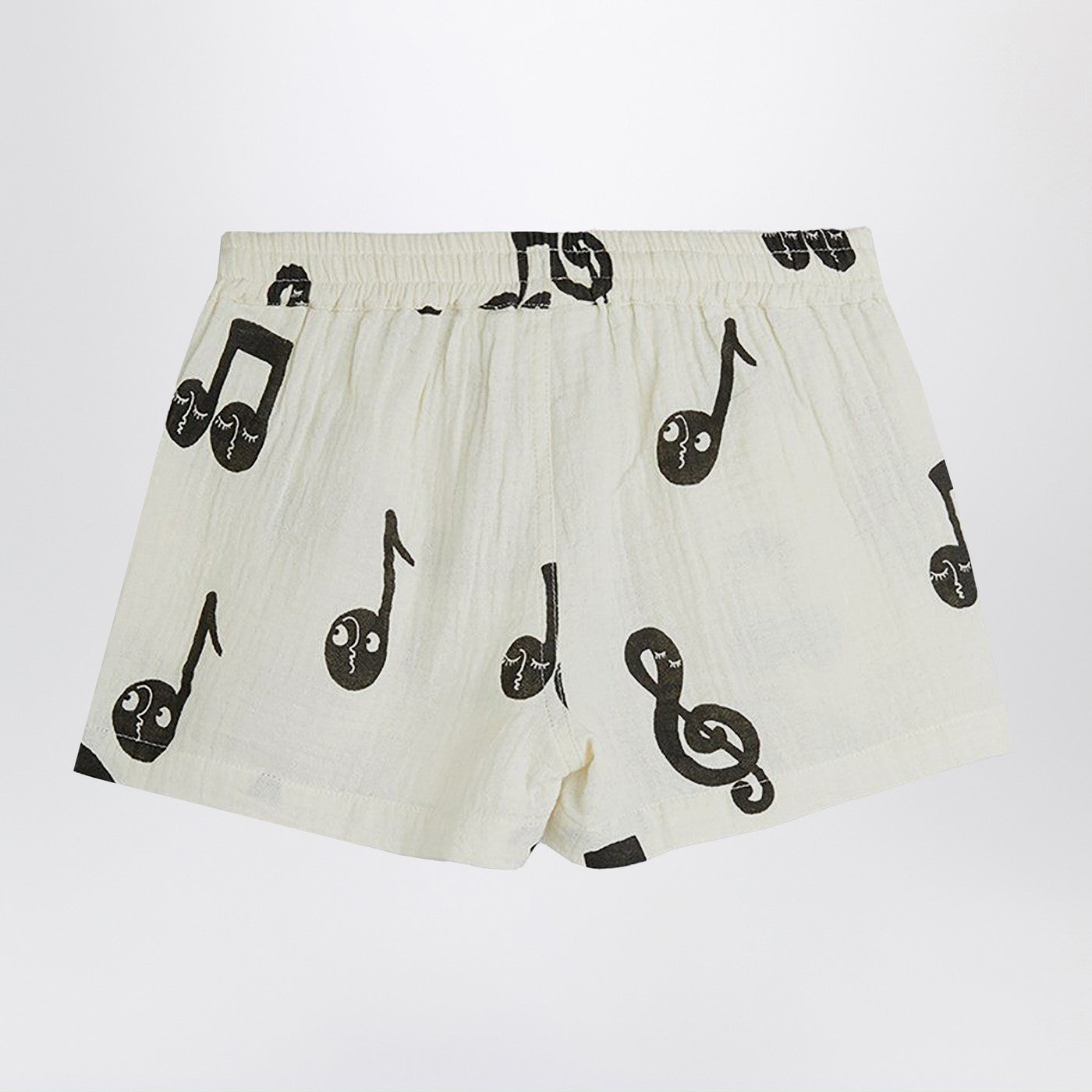 White Shorts with musical notes