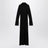 Schwarzes Rollkragenkleid aus Kaschmirmischung