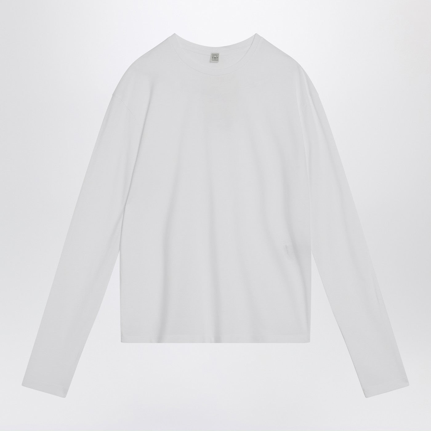 T-shirt blanc en coton biologique mélangé