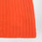 Chapeau orange en cachemire côtelé