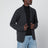Cardigan a giacca grigio antracite