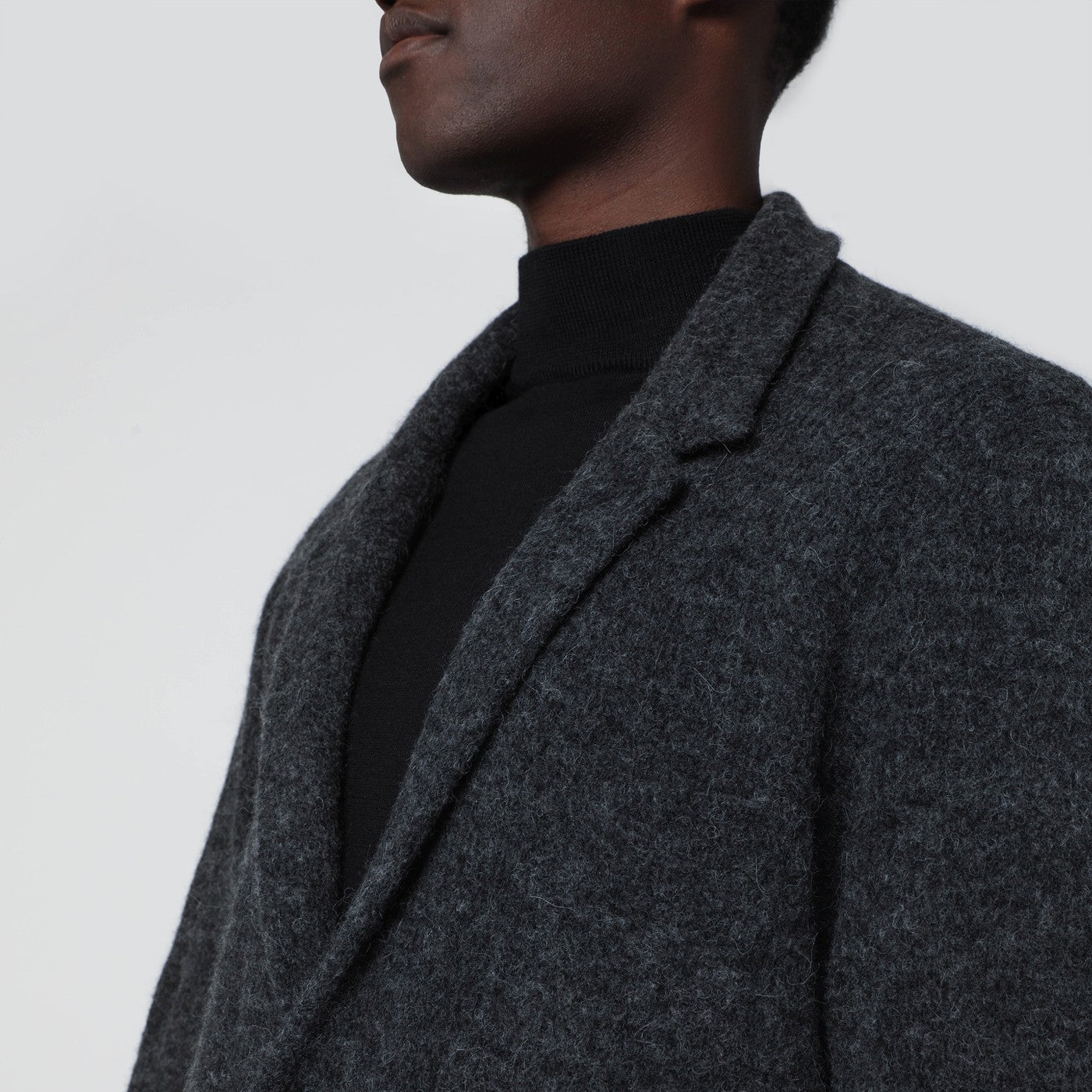 Cardigan a giacca grigio antracite