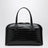 Borsa a tracolla nera in pelle