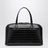 Borsa a tracolla nera in pelle