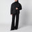 Black quilted jacket