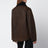 Giacca country con zip marrone