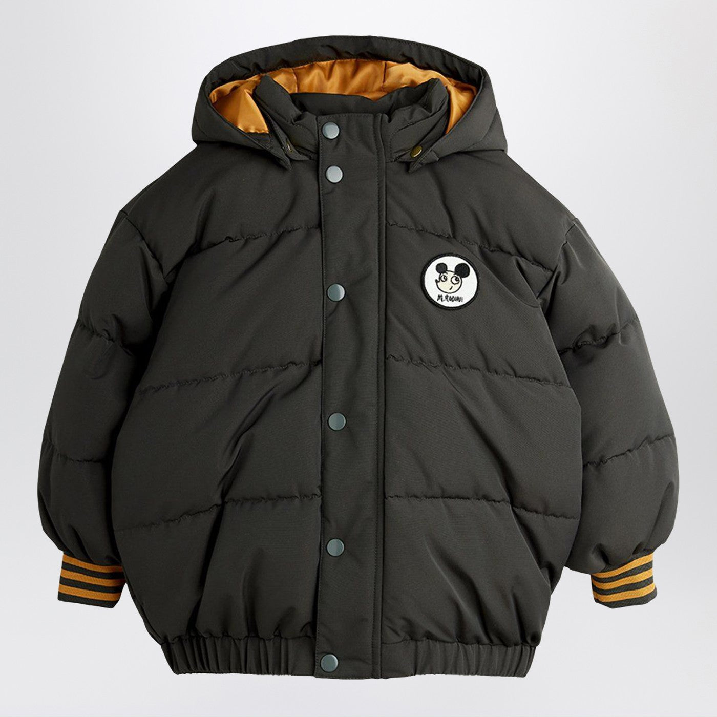 Black Ritzratz patch puffer