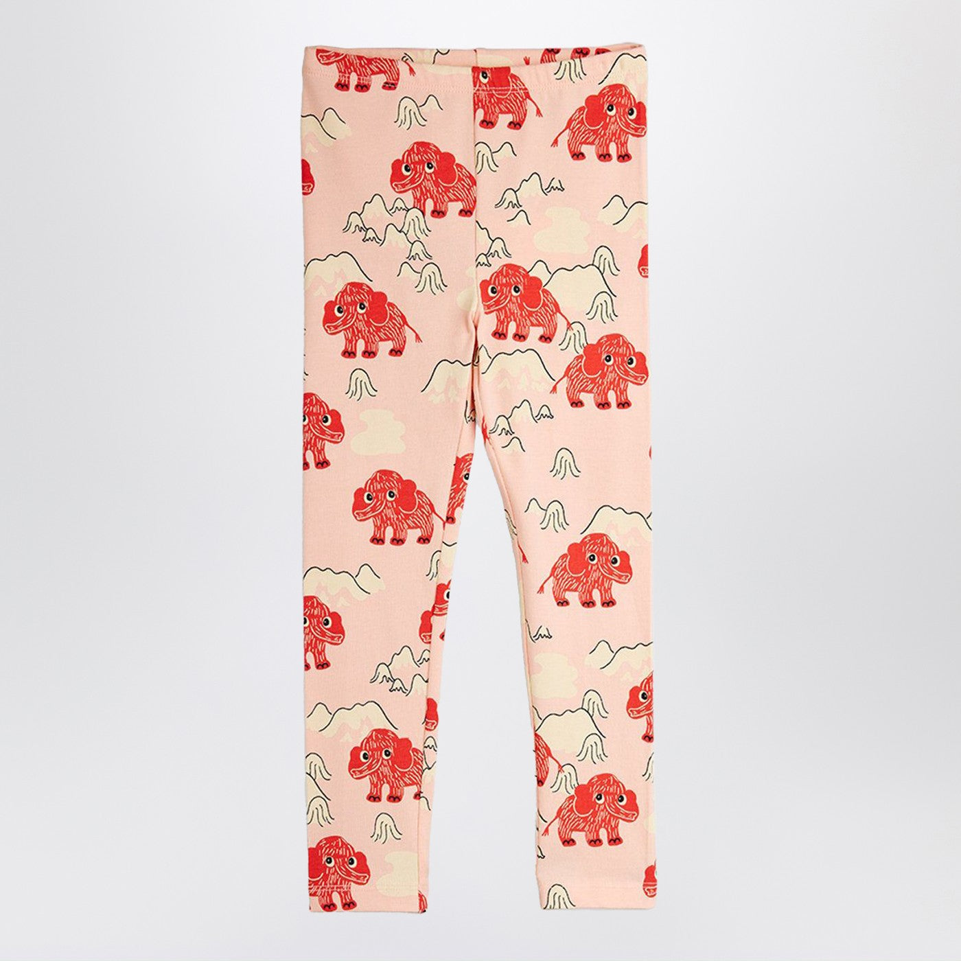 Leggings rosa con mammut