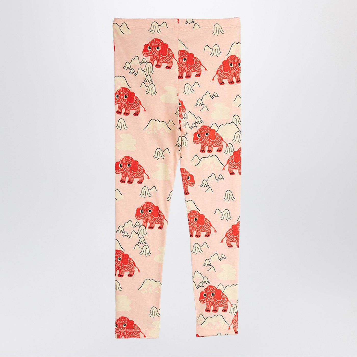 Leggings rosa con mammut