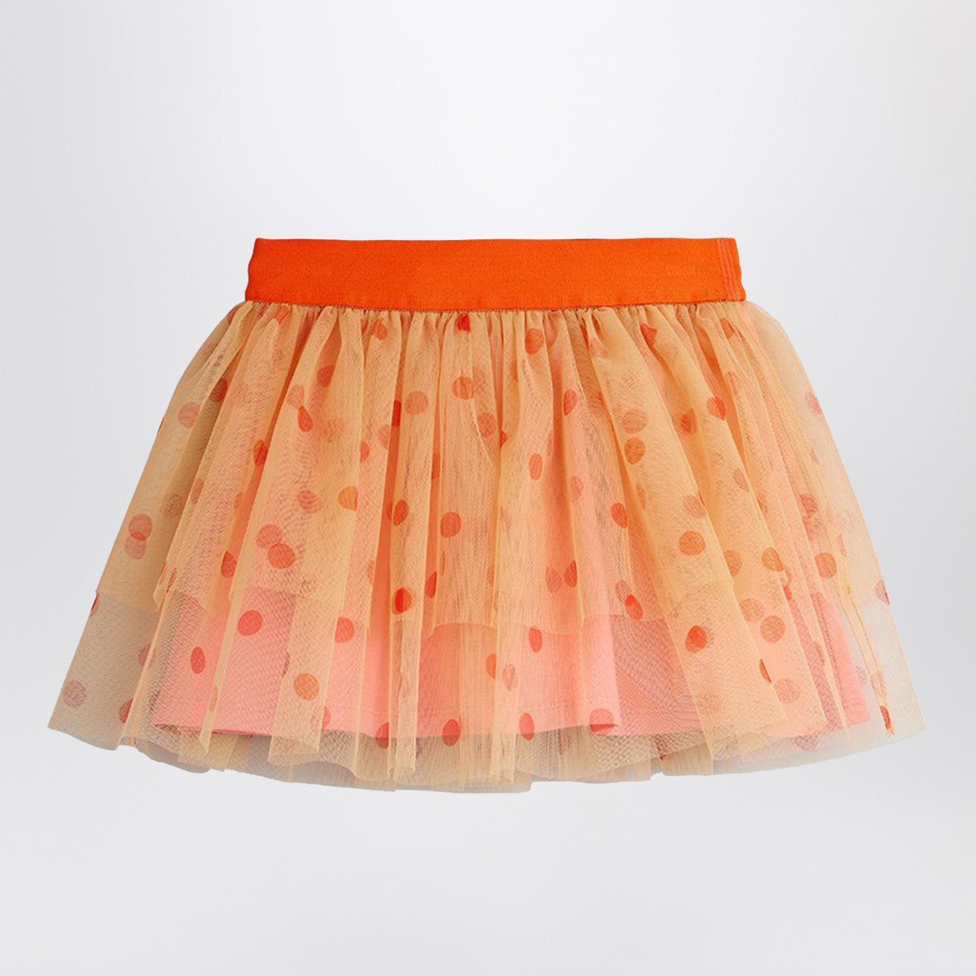 Dotted tulle skirt