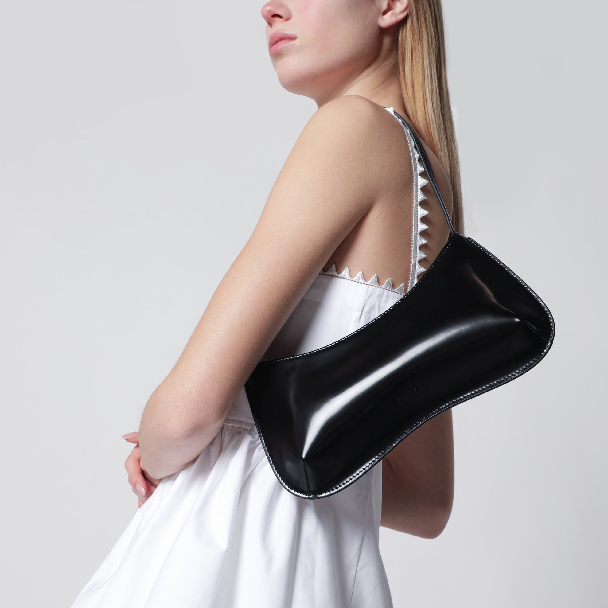 Black Le Bisou bag with beads