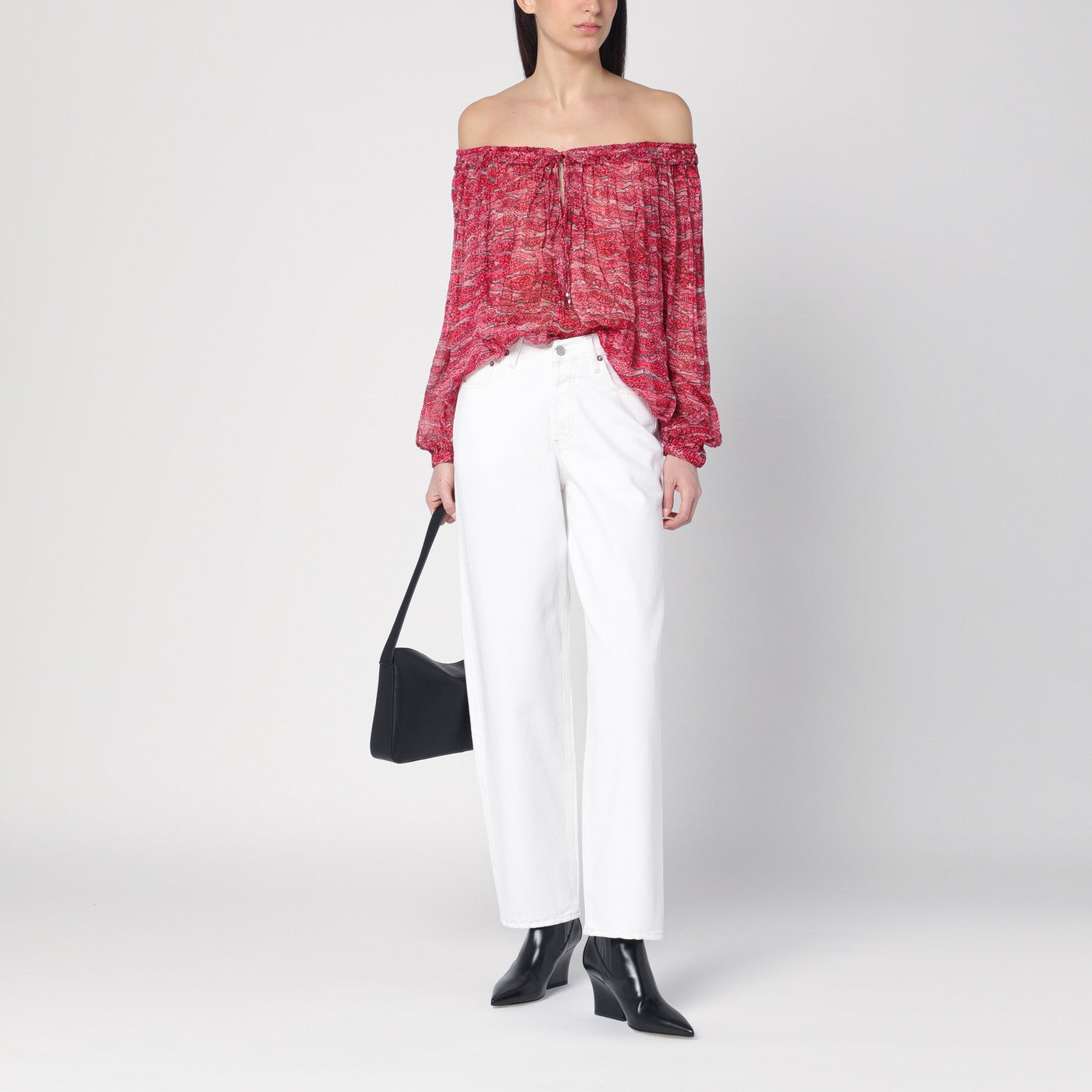 Top red Vutti with print