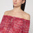Top red Vutti with print