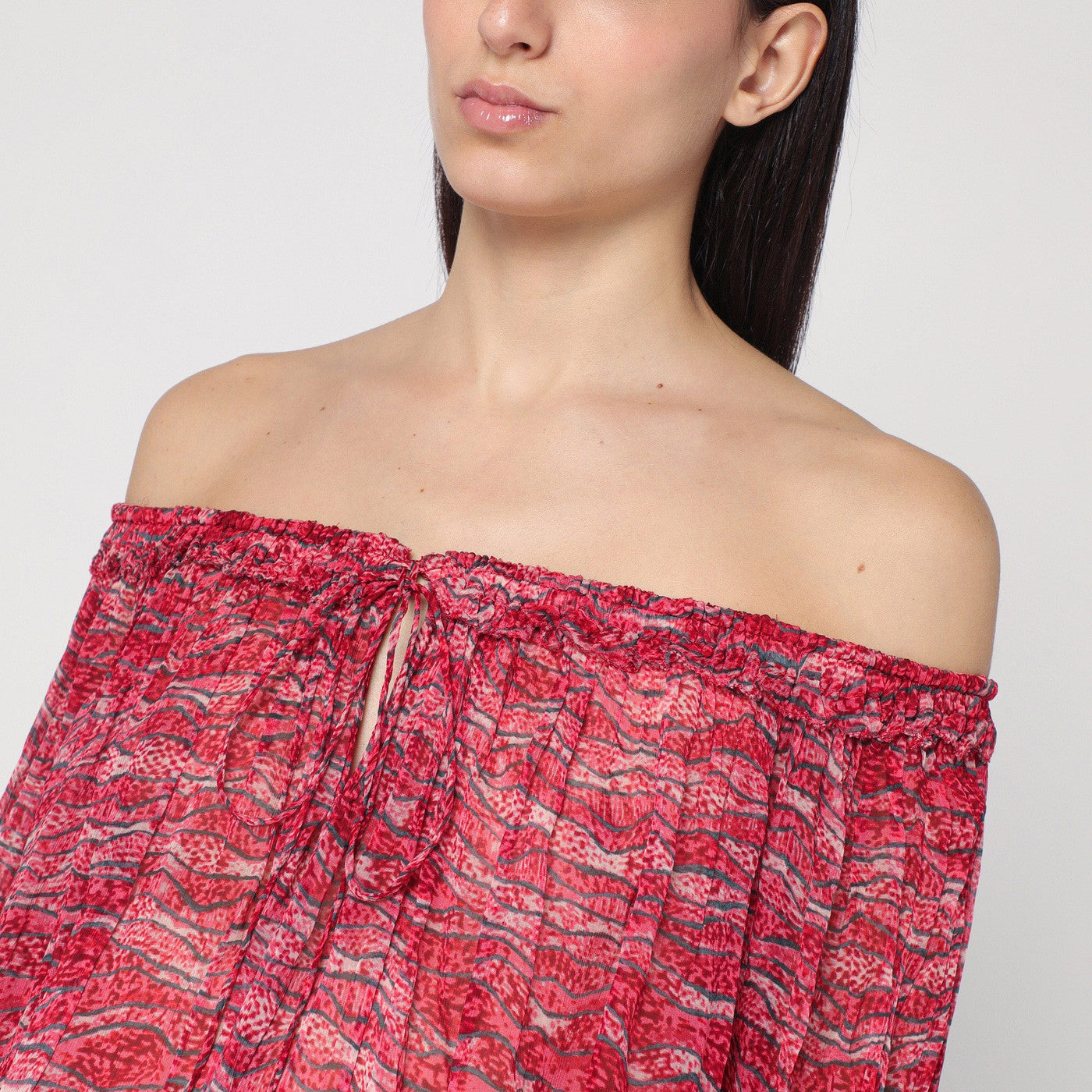 Top red Vutti with print