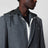 Grey/khaki wool and nylon jacket