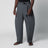 Grey wool trousers with belt