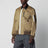 Beige cotton and nylon bomber jacket