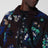 Brown wool jacket with floral pattern