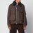 Brown Melton Wool Blouson Jacket