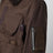 Brown Melton Wool Blouson Jacket