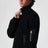 Cardigan nero in lana Fisherman
