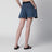Short en laine et denim noir