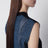 Kleid aus Denim und Strick