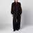 Bomber jacket with curly-effect faux fur inserts