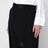 Pantalon large noir avec ceinture