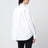 Chemise superposée blanche en mélange de coton