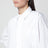 Chemise superposée blanche en mélange de coton