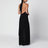 Spire Cascade Black Viscose Dress