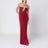 Langes Kleid in Wine aus Jersey
