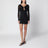 Black mini dress in viscose jersey