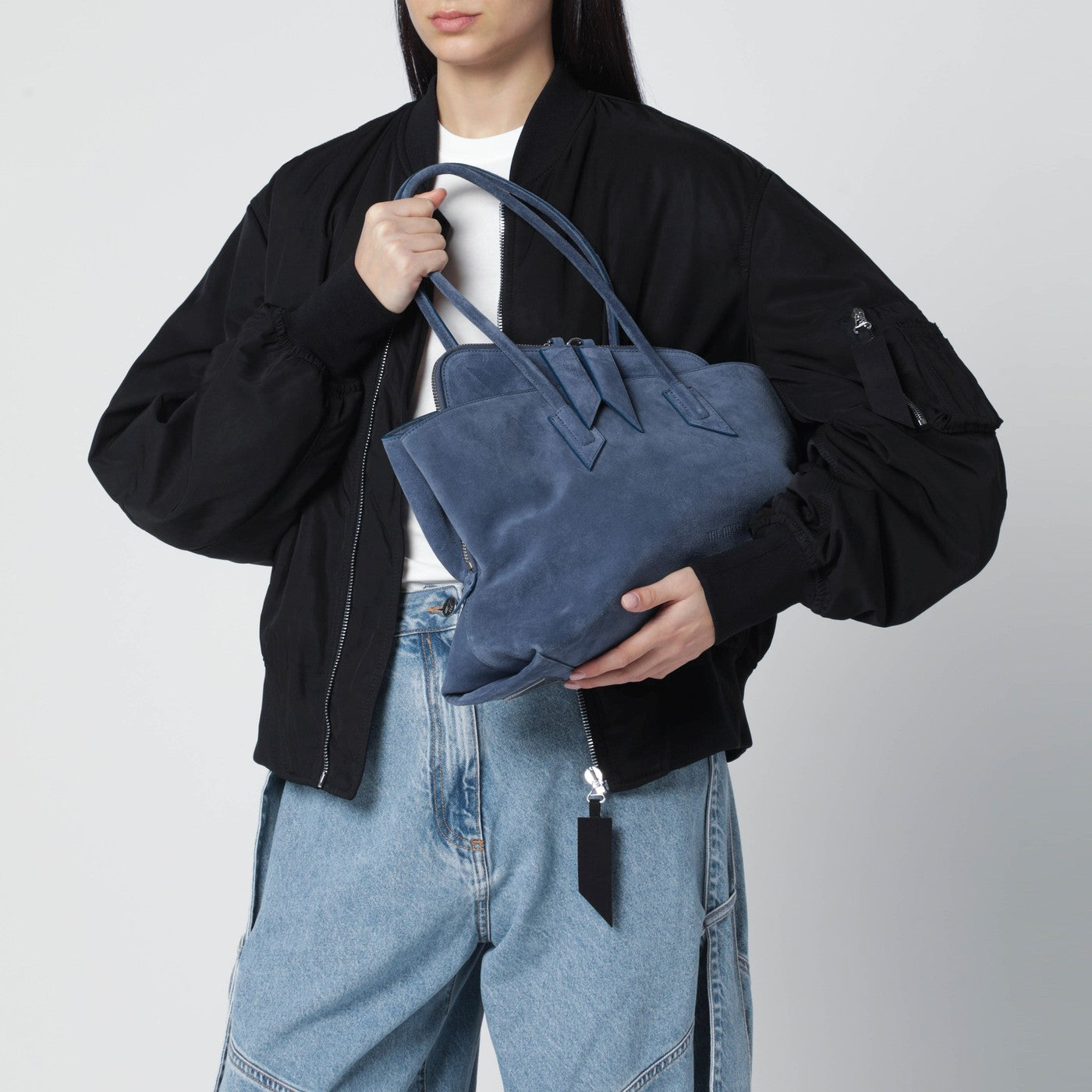 Sac La Passeggiata moyen bleu saphir