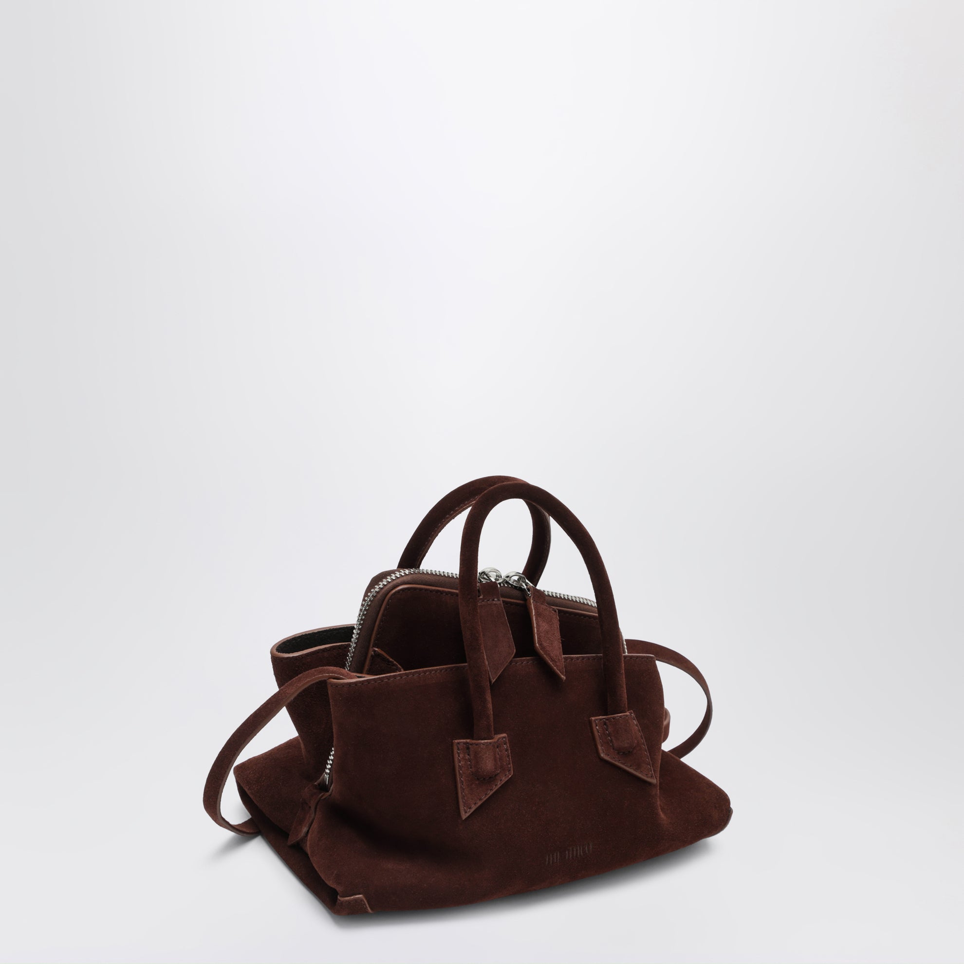 Sac La Passeggiata Mini en daim marron