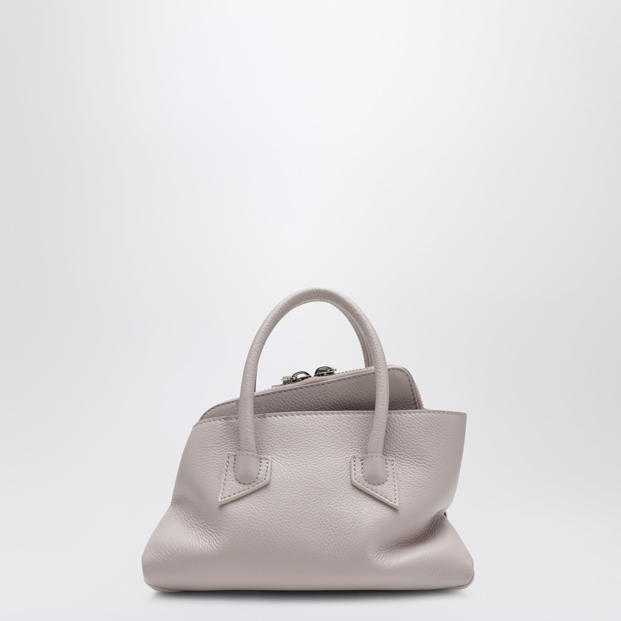 Borsa La Passeggiata Mini Light Mauve in pelle granata