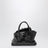 La Passeggiata Mini Tasche in Schwarz aus Leder mit Krokoprägung