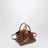 La Passeggiata Mini shaded brown crocodile-print leather bag