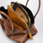 La Passeggiata Mini shaded brown crocodile-print leather bag