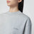 Grey mélange mini dress in cotton blend