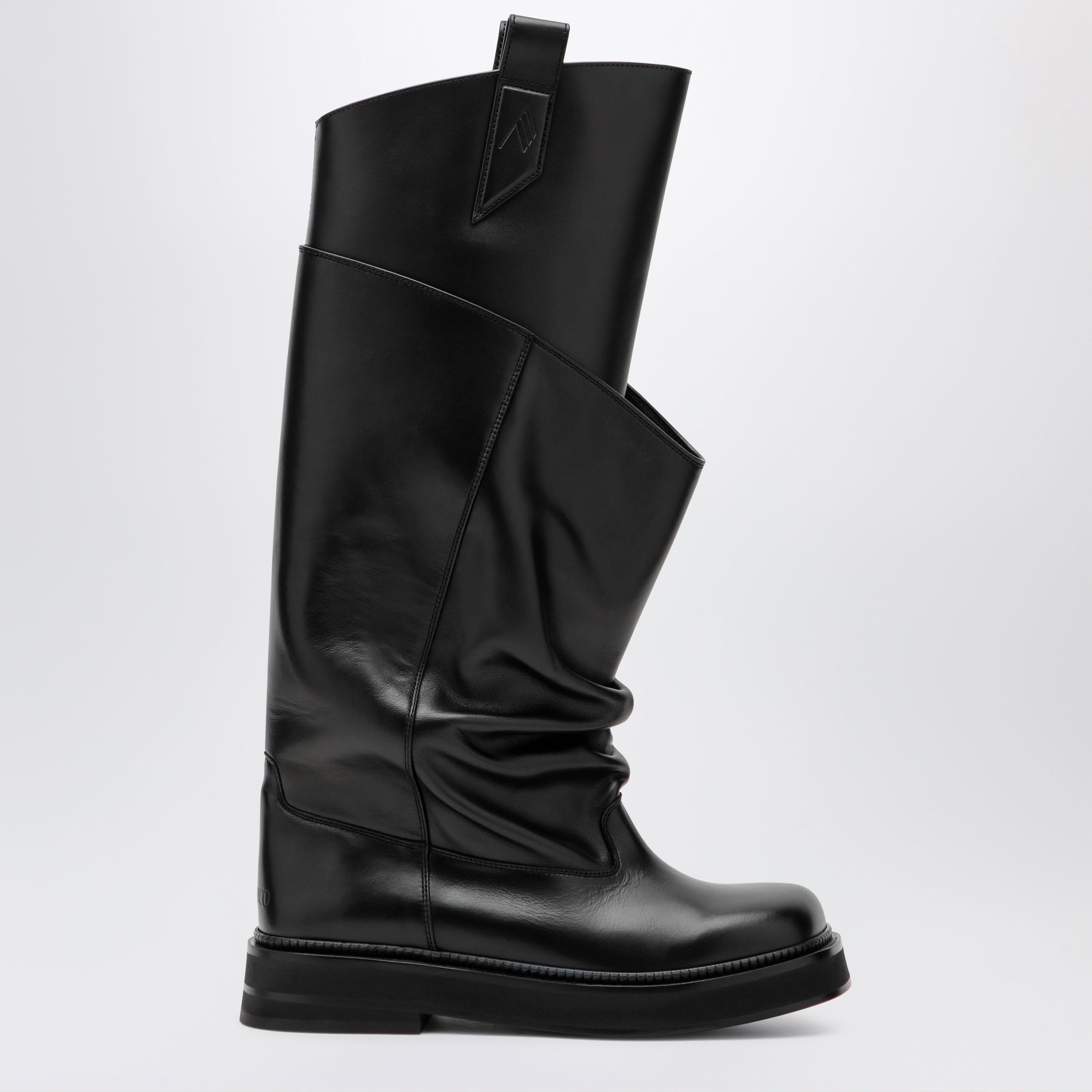 Bottes de combat Robin Passeggiata en cuir noir
