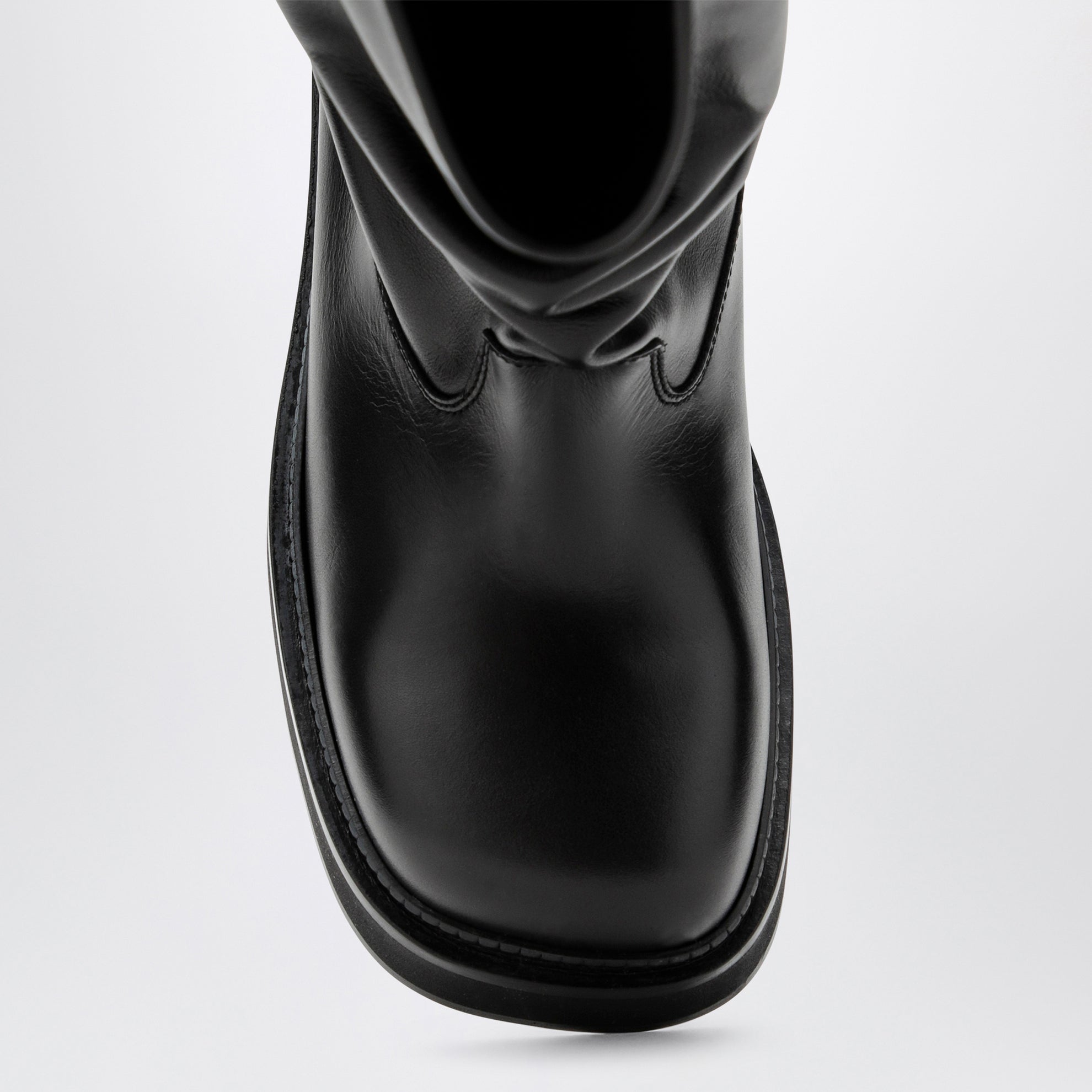Bottes de combat Robin Passeggiata en cuir noir