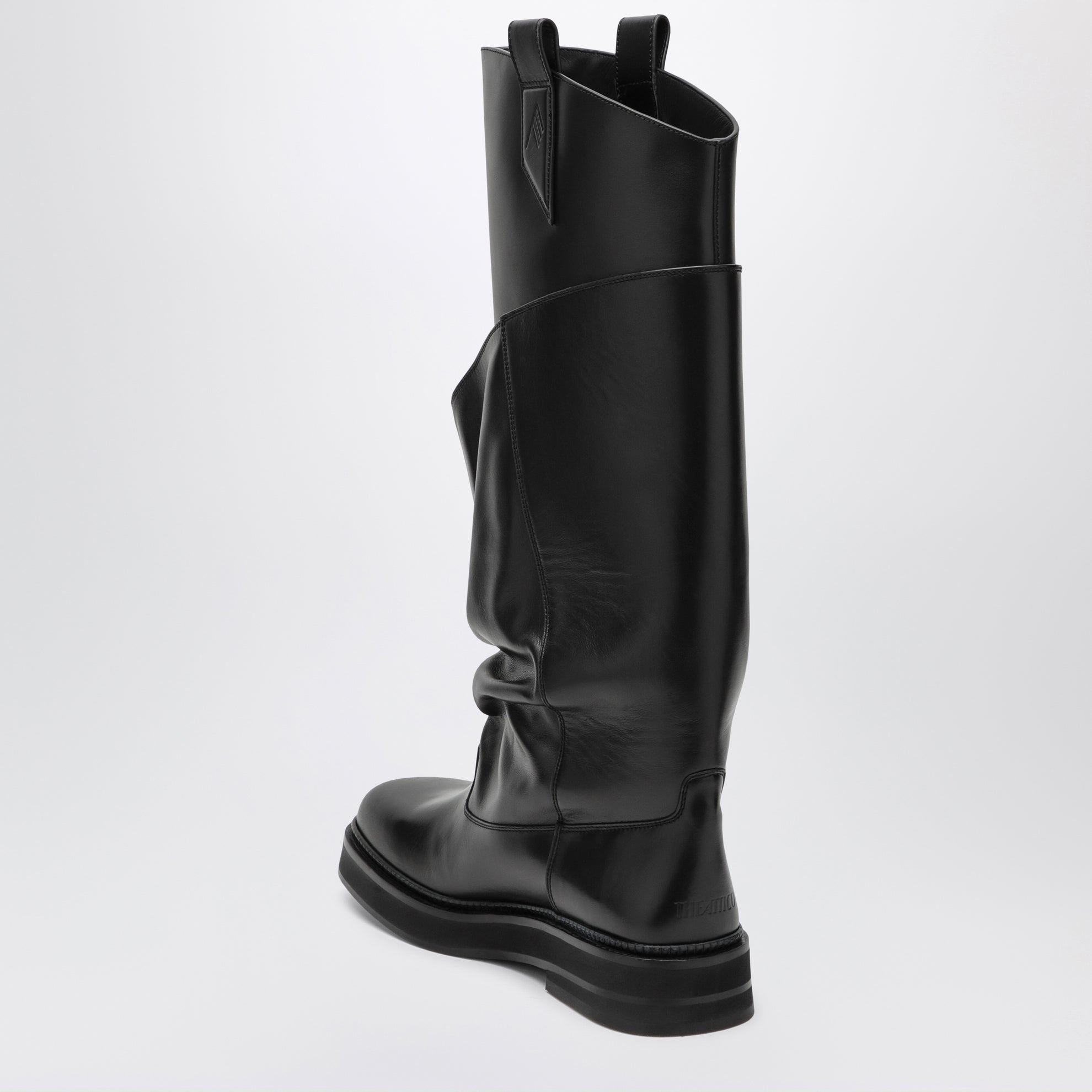 Bottes de combat Robin Passeggiata en cuir noir