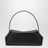 T-lock bag in black grained leather