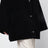 Schwarze Cord-Overshirt-Jacke
