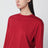 Red viscose jersey knit top