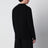 Black cotton cardigan jacket